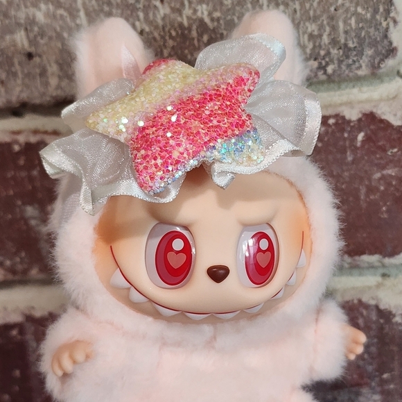 Labubu White Rainbow Star Headband - Picture 1 of 5